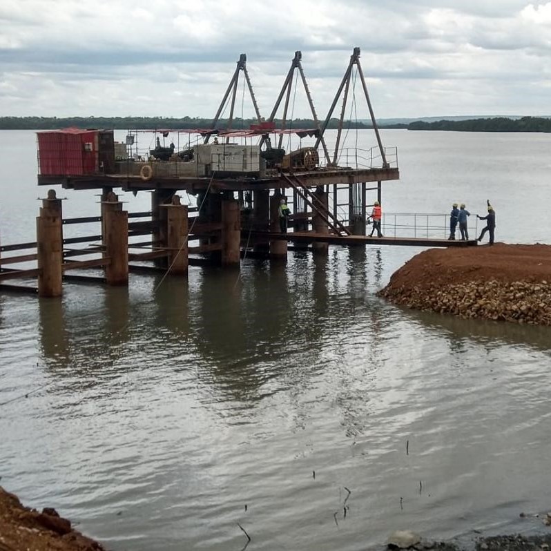 Pile Casting at GSM Port, Guinea (West Africa)2